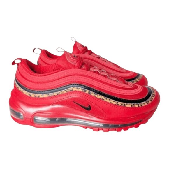 NIKE Air Max 97 'Leopard Pack Red' Running Shoes Size 7 - Picture 2 of 9